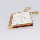 LOUIS VUITTON Monogram Multicolor Pochette Cles Purse White M92655 Auth hk4165-4