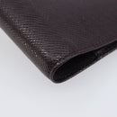 LOUIS VUITTON Taiga Agenda PM Day Planner Cover Acajou R20416 LV Auth hk4168-10