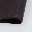 LOUIS VUITTON Taiga Agenda PM Day Planner Cover Acajou R20416 LV Auth hk4168-11