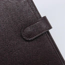 LOUIS VUITTON Taiga Agenda PM Day Planner Cover Acajou R20416 LV Auth hk4168-13