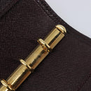 LOUIS VUITTON Taiga Agenda PM Day Planner Cover Acajou R20416 LV Auth hk4168-19