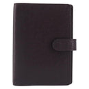 LOUIS VUITTON Taiga Agenda PM Day Planner Cover Acajou R20416 LV Auth hk4168-2