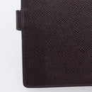 LOUIS VUITTON Taiga Agenda PM Day Planner Cover Acajou R20416 LV Auth hk4168-4