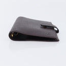 LOUIS VUITTON Taiga Agenda PM Day Planner Cover Acajou R20416 LV Auth hk4168-8