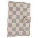 LOUIS VUITTON Damier Azur Agenda PM Day Planner Cover R20706 LV Auth hk4169-1