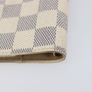 LOUIS VUITTON Damier Azur Agenda PM Day Planner Cover R20706 LV Auth hk4169-16