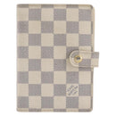 LOUIS VUITTON Damier Azur Agenda PM Day Planner Cover R20706 LV Auth hk4169-13