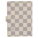 LOUIS VUITTON Damier Azur Agenda PM Day Planner Cover R20706 LV Auth hk4169-2