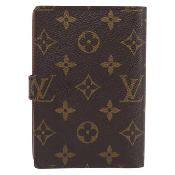 LOUIS VUITTON Monogram Agenda PM Day Planner Cover R20005 LV Auth hk4170