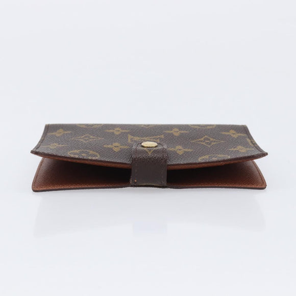 LOUIS VUITTON Monogram Agenda PM Day Planner Cover R20005 LV Auth hk4170