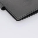 LOUIS VUITTON Monogram Mat Agenda PM Day Planner Cover Black R20932 Auth hk4171-11