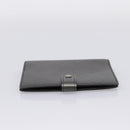 LOUIS VUITTON Monogram Mat Agenda PM Day Planner Cover Black R20932 Auth hk4171-4