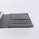 LOUIS VUITTON Monogram Mat Agenda PM Day Planner Cover Black R20932 Auth hk4172-23