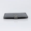 LOUIS VUITTON Monogram Mat Agenda PM Day Planner Cover Black R20932 Auth hk4172-3