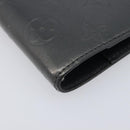 LOUIS VUITTON Monogram Mat Agenda PM Day Planner Cover Black R20932 Auth hk4172-15