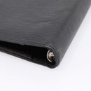 LOUIS VUITTON Epi Agenda MM Day Planner Cover Black R20042 LV Auth hk4173-15