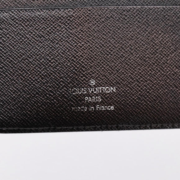 LOUIS VUITTON Epi Agenda MM Day Planner Cover Black R20042 LV Auth hk4173