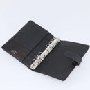 LOUIS VUITTON Epi Agenda MM Day Planner Cover Black R20042 LV Auth hk4173-9