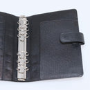 LOUIS VUITTON Epi Agenda MM Day Planner Cover Black R20042 LV Auth hk4173-19