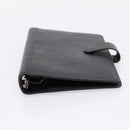 LOUIS VUITTON Epi Agenda MM Day Planner Cover Black R20042 LV Auth hk4173-6
