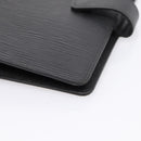 LOUIS VUITTON Epi Agenda MM Day Planner Cover Black R20042 LV Auth hk4173-7