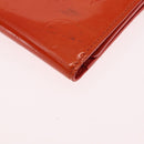 LOUIS VUITTON Monogram Vernis Walker Wallet Orange LV Auth hk4174-11