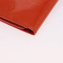LOUIS VUITTON Monogram Vernis Walker Wallet Orange LV Auth hk4174-14