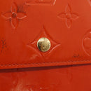 LOUIS VUITTON Monogram Vernis Walker Wallet Orange LV Auth hk4174-15