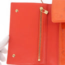 LOUIS VUITTON Monogram Vernis Walker Wallet Orange LV Auth hk4174-18