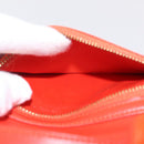 LOUIS VUITTON Monogram Vernis Walker Wallet Orange LV Auth hk4174-24