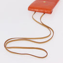 LOUIS VUITTON Monogram Vernis Walker Wallet Orange LV Auth hk4174-7