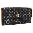 LOUIS VUITTON Monogram Multicolor Portefeiulle Sarah Wallet M60668 Auth hk4177-1
