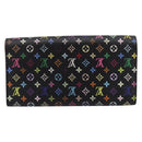 LOUIS VUITTON Monogram Multicolor Portefeiulle Sarah Wallet M60668 Auth hk4177-2