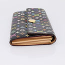 LOUIS VUITTON Monogram Multicolor Portefeiulle Sarah Wallet M60668 Auth hk4177-4