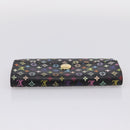 LOUIS VUITTON Monogram Multicolor Portefeiulle Sarah Wallet M60668 Auth hk4177-5