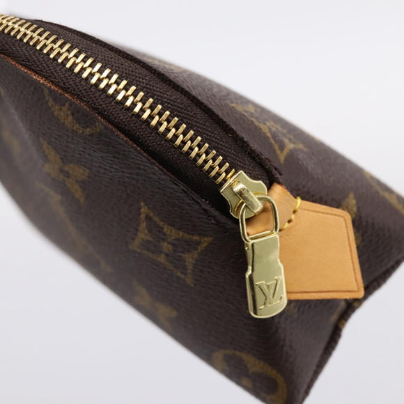 LOUIS VUITTON Monogram Pochette Cosmetic PM Pouch M43998 LV Auth hk4178