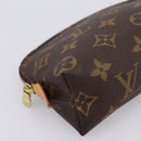 LOUIS VUITTON Monogram Pochette Cosmetic PM Pouch M43998 LV Auth hk4178-9