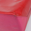 LOUIS VUITTON Monogram Vernis Reade PM Hand Bag Fuchsia Pink M91221 Auth hk4181-11