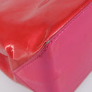 LOUIS VUITTON Monogram Vernis Reade PM Hand Bag Fuchsia Pink M91221 Auth hk4181-12
