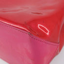 LOUIS VUITTON Monogram Vernis Reade PM Hand Bag Fuchsia Pink M91221 Auth hk4181-13