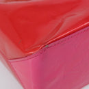 LOUIS VUITTON Monogram Vernis Reade PM Hand Bag Fuchsia Pink M91221 Auth hk4181-14