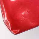 LOUIS VUITTON Monogram Vernis Reade PM Hand Bag Fuchsia Pink M91221 Auth hk4181-16