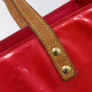 LOUIS VUITTON Monogram Vernis Reade PM Hand Bag Fuchsia Pink M91221 Auth hk4181-17