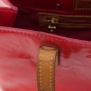 LOUIS VUITTON Monogram Vernis Reade PM Hand Bag Fuchsia Pink M91221 Auth hk4181-19