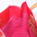 LOUIS VUITTON Monogram Vernis Reade PM Hand Bag Fuchsia Pink M91221 Auth hk4181-23