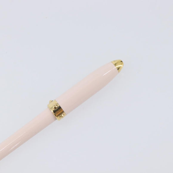 LOUIS VUITTON Stylo Agenda PM Ballpoint Pen metal Pink LV Auth hk4182