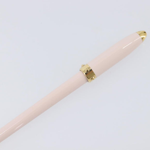 LOUIS VUITTON Stylo Agenda PM Ballpoint Pen metal Pink LV Auth hk4182