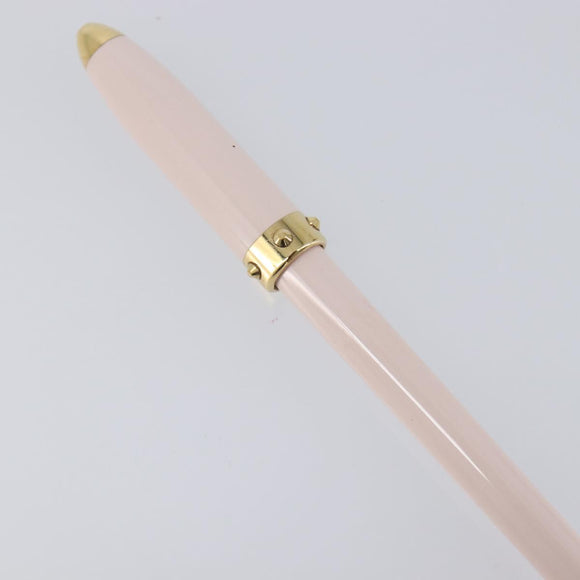 LOUIS VUITTON Stylo Agenda PM Ballpoint Pen metal Pink LV Auth hk4182