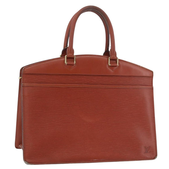 LOUIS VUITTON Epi Riviera Hand Bag Brown M48183 LV Auth hk4183