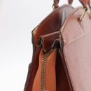 LOUIS VUITTON Epi Riviera Hand Bag Brown M48183 LV Auth hk4183-5